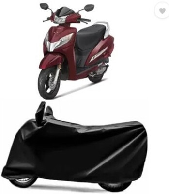 Tritika Waterproof Two Wheeler Cover for Honda(Activa 125, Black)