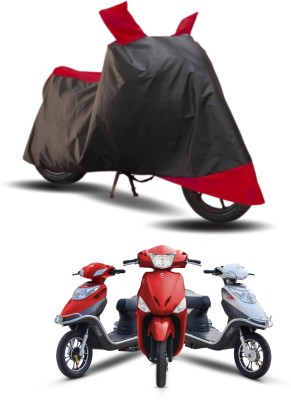 KEDIT Two Wheeler Cover for Hero(Electric Flash, Red, Black)