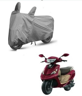 Tritika Waterproof Two Wheeler Cover for TVS(Zest, Grey)