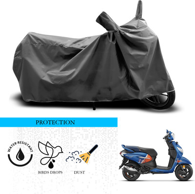 SnehaSales Waterproof Two Wheeler Cover for Hero(Pleasure+ 110, Grey)