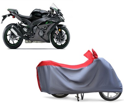 EGAL Waterproof Two Wheeler Cover for Kawasaki(Ninja ZX-10R SE BS6, Red)