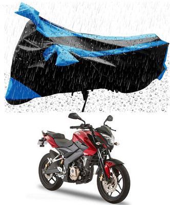 Mdstar Waterproof Two Wheeler Cover for Bajaj(Pulsar 180NS, Blue, Black)