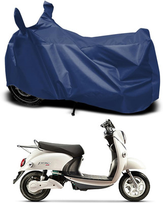 RABABLI Waterproof Two Wheeler Cover for Evolet(Derby, Blue)