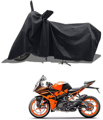 PAGORA Waterproof Two Wheeler Cover for KTM(RC 200 BS6, Black)