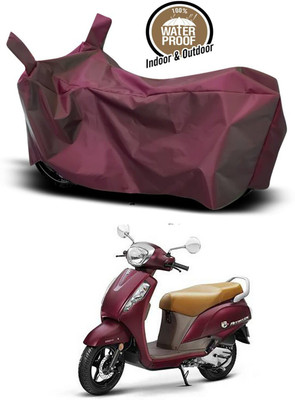 DeepShakshi AUTOMOTIVE Two Wheeler Cover for Suzuki(New Access 125, Maroon)