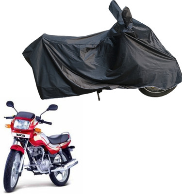 Motodreka Waterproof Two Wheeler Cover for TVS(Victor Edge, Black)