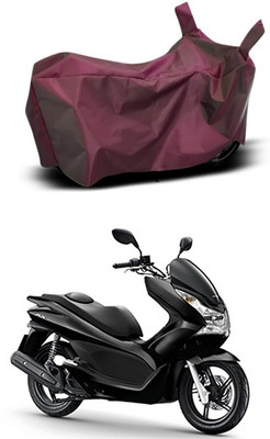 Mdstar Waterproof Two Wheeler Cover for Honda(PCX 125, Maroon)
