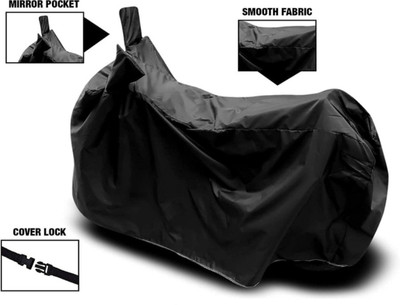 APNEK Waterproof Two Wheeler Cover for Royal Enfield(Standard 350, Black)