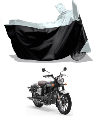 Amexride Two Wheeler Cover for Royal Enfield(Classic Gunmetal BS6, Multicolor)