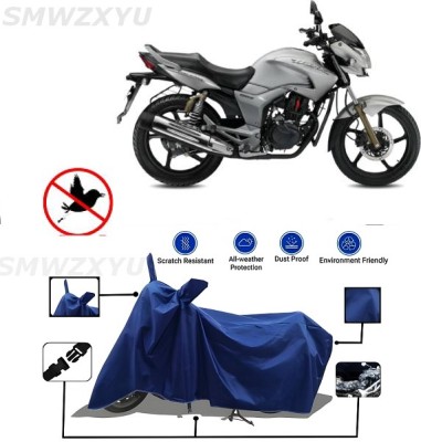 smwzxyu Two Wheeler Cover for Hero(HF Deluxe i3s, Blue)