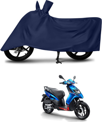 Mdstar Waterproof Two Wheeler Cover for Aprilia(SR 125, Blue)