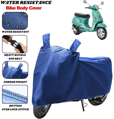 SRP PRODUCT Waterproof Two Wheeler Cover for Vespa(Vespa, Blue)
