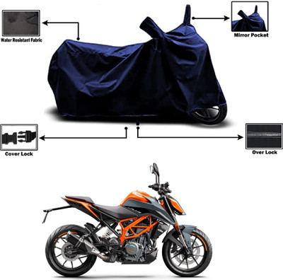 Amexride Two Wheeler Cover for KTM(390 Duke BS6, Blue)