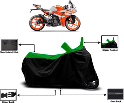 Amexride Two Wheeler Cover for KTM(RC 200 BS6, Green)