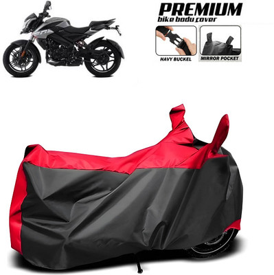 smwzxyu Waterproof Two Wheeler Cover for Bajaj(Avenger Street 220, Red, Black)