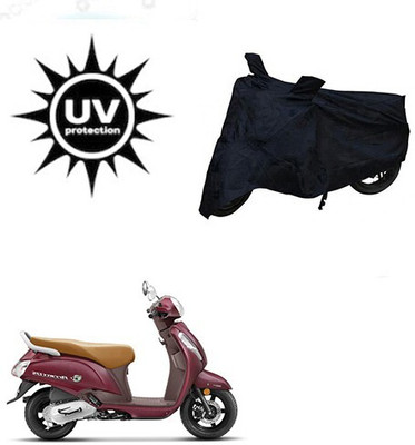 MMSSTAR Waterproof Two Wheeler Cover for Suzuki(Access SE, Black)