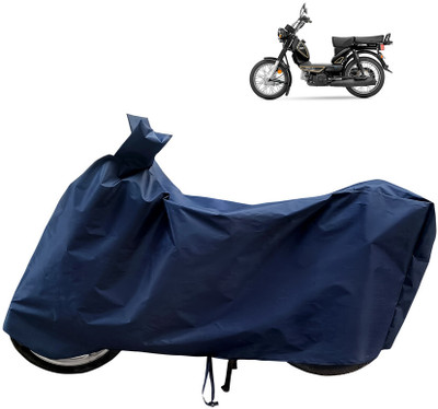 Horseyaart Waterproof Two Wheeler Cover for TVS(Heavy Duty BS6, Blue)