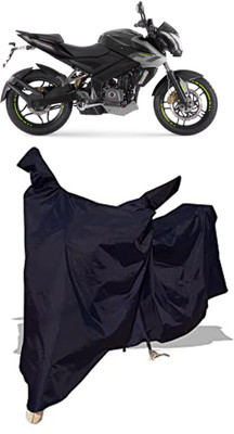 Amexride Two Wheeler Cover for Bajaj(Pulsar 200NS FI, Black)