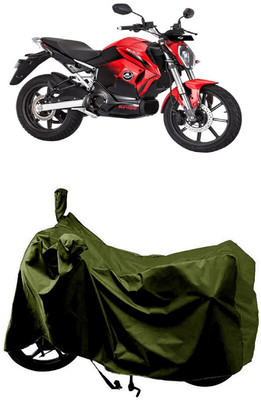 SUGASHRI Waterproof Two Wheeler Cover for Revolt(Motors RV 400 BS6, Green)