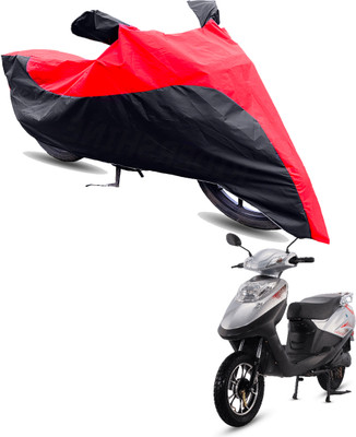 Motodreka Two Wheeler Cover for Hero(Electric Flash BS6, Red, Black)