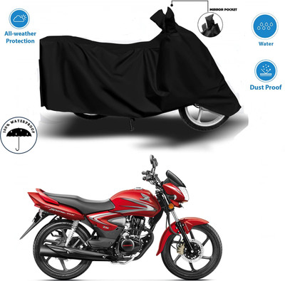 WMIZEXA Two Wheeler Cover for Honda(CB Shine, Black)