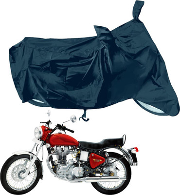 RiderShine Two Wheeler Cover for Royal Enfield(Electra 5S, Black)