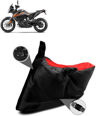 PAGORA Waterproof Two Wheeler Cover for KTM(390 Adventure BS6, Red)