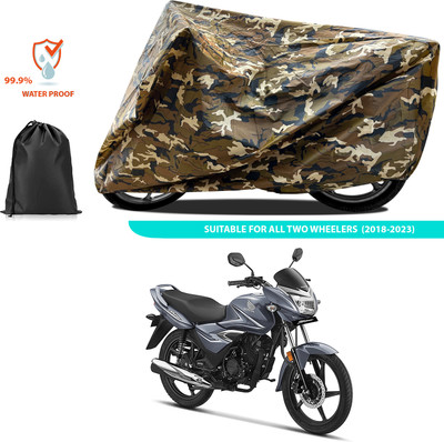 PAGORA Waterproof Two Wheeler Cover for Honda(CB Shine, Yellow)