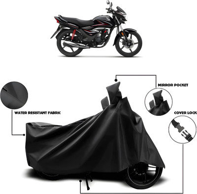 smwzxyu Waterproof Two Wheeler Cover for Honda(Black)