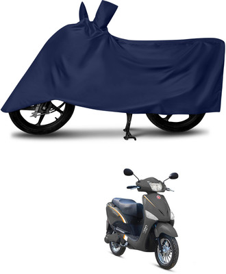 Mdstar Waterproof Two Wheeler Cover for Hero(Electric Optima HS500 ER, Blue)