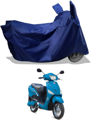 Amexride Two Wheeler Cover for Hero Electric(Electric Optima HS500 ER BS6, Blue)