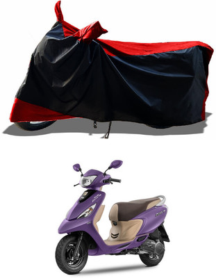 AESTRYD Two Wheeler Cover for TVS(Zest 110 BS6, Red)