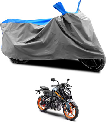 PAGORA Waterproof Two Wheeler Cover for KTM(250 Duke, Grey, Blue)