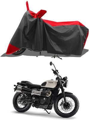 AASHTIK MART Two Wheeler Cover for Triumph(Scrambler 1200, Red)