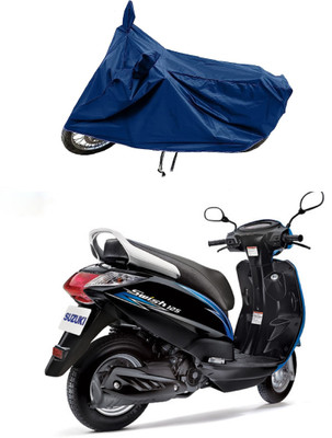 SPECTUS Two Wheeler Cover for Suzuki(Swish 125, Blue)