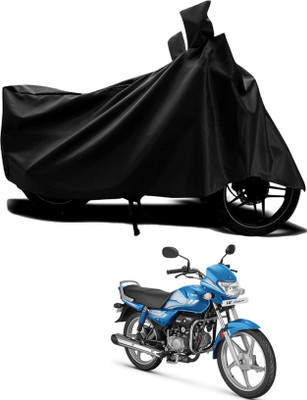 AASHTIK MART Two Wheeler Cover for Hero(HF Deluxe i3s, Black)