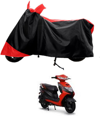 GROFATIK Two Wheeler Cover for Ampere(Zeal, Red, Black)