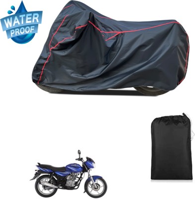 CODOKI Waterproof Two Wheeler Cover for Bajaj(Discover 125 DTS-i, Black)