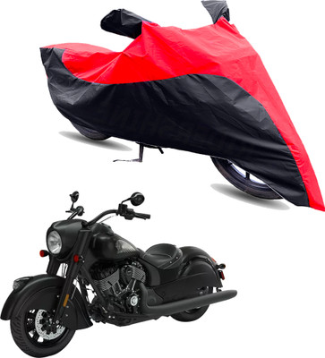 Motodreka Two Wheeler Cover for Indian(Chief Dark Horse, Red, Black)