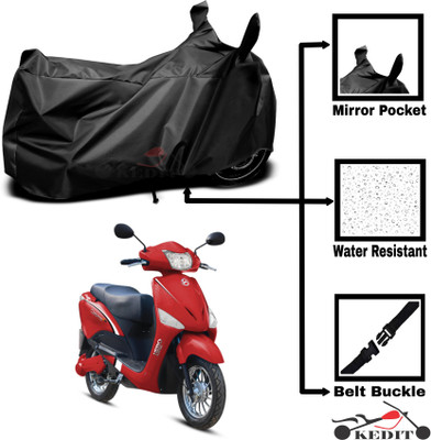 KEDIT Two Wheeler Cover for Hero(Electric Optima, Black)