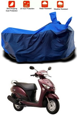 MMSSTAR Waterproof Two Wheeler Cover for Yamaha(Alpha, Blue, Blue)