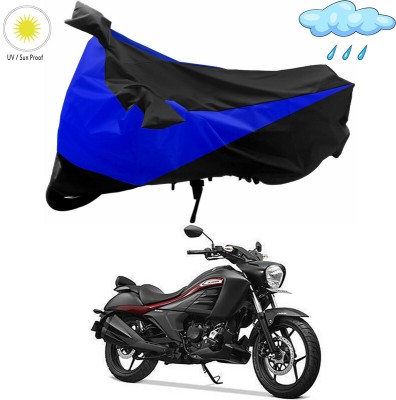 Genipap Two Wheeler Cover for Suzuki(Intruder 250, Black, Blue)