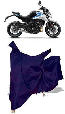 Amexride Two Wheeler Cover for CFMoto(400NK BS6, Blue)