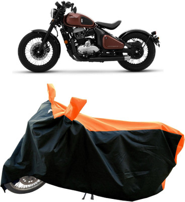 DeepShakshi AUTOMOTIVE Waterproof Two Wheeler Cover for JAWA(Bobber 350, Orange)