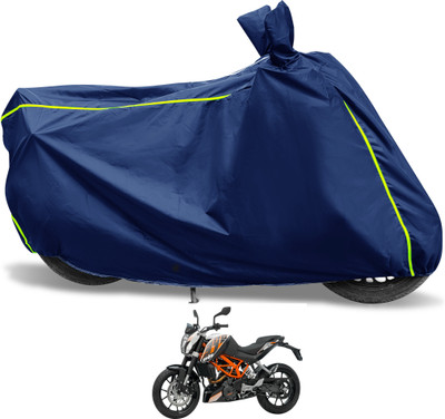 Euro Care Waterproof Two Wheeler Cover for KTM(Duke 390, Blue)