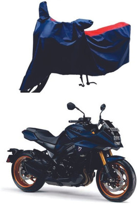 AUTOCAD Waterproof Two Wheeler Cover for Suzuki(Katana BS6, Red, Blue)