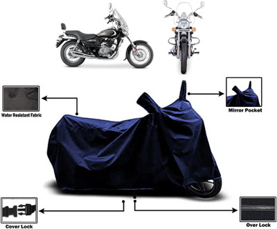 Amexride Two Wheeler Cover for Bajaj(Cruiser BS6, Blue)