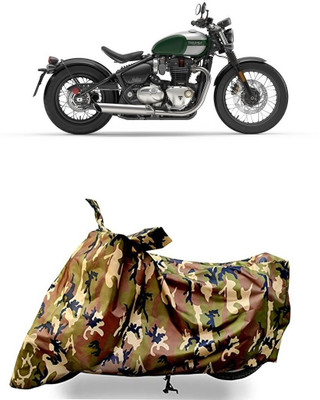 VESMEI Waterproof Two Wheeler Cover for Triumph(Bonneville Bobber BS6, Multicolor)