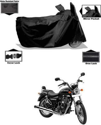 CODOKI Waterproof Two Wheeler Cover for Royal Enfield(Thunderbird 500, Black)