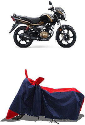 SUGASHRI Waterproof Two Wheeler Cover for TVS(Victor Premium, Red, Blue)
